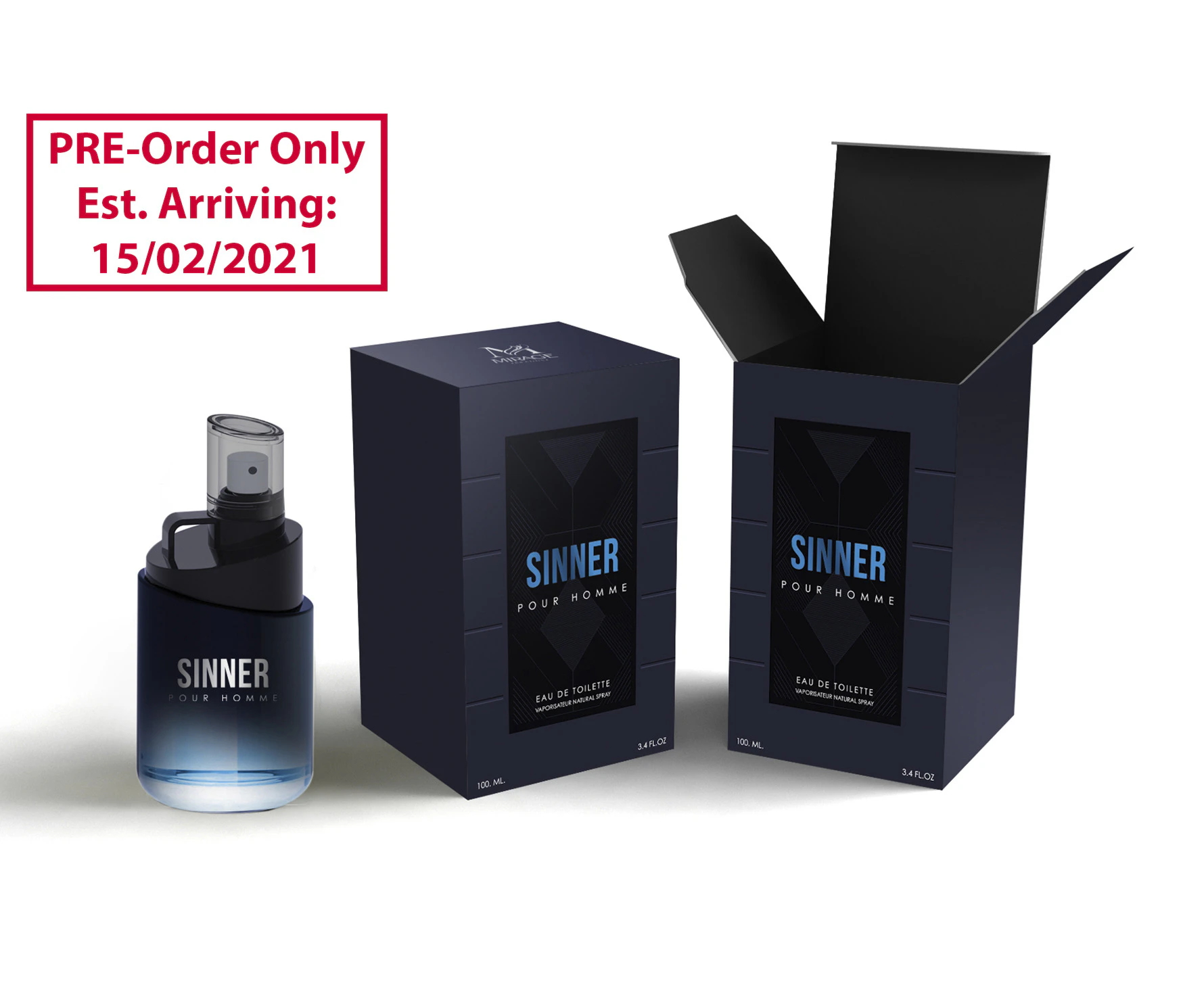 Mirage Brands Sinner 100ml Eau de Toilette