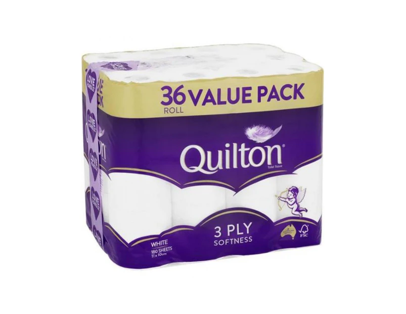 Quilton White 36 Pack Toilet Tissue 36 Pack