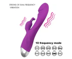 Free Romeo G-Spot Rechargeable Rabbit Vibrator in Purple