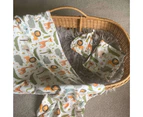 Baby Swaddle - Beanie + Bag Set (Safari)