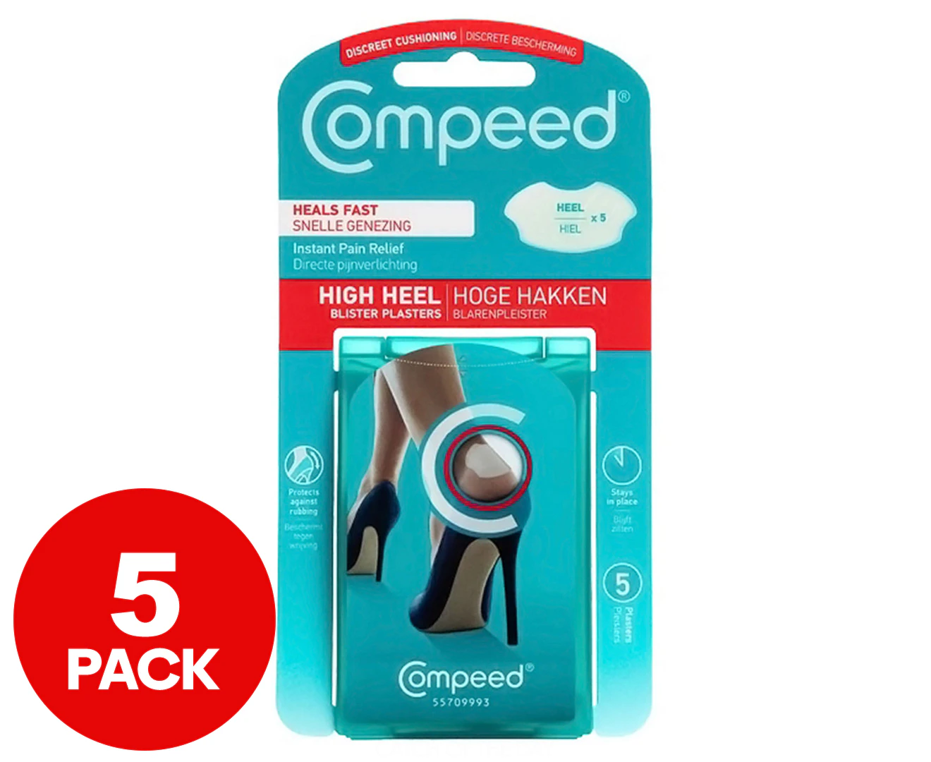 Compeed Blister High Heel Patches 5-Pack