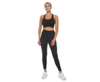 Nike Women's Yoga 7/8 Leggings / Tights - Black/Dark Smoke Grey