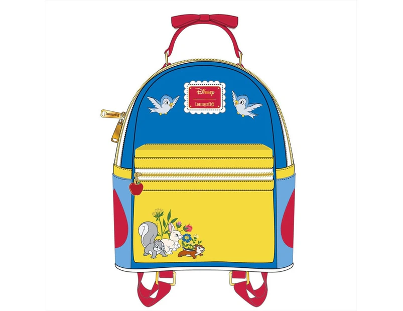 Loungefly   Snow White And The Seven Dwarfs   Bow Handle Mini Backpack
