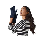 Beechfield Cable Knit Melange Gloves (Navy) - PC3951