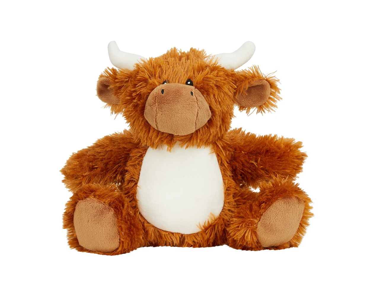 Mumbles Highland Cow Teddy Bear (Brown) - PC4597