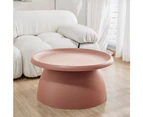 Coffee Table Mushroom Nordic Round Large Side Table 70CM Pink