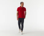 Tommy Hilfiger Men's Winston Solid Wicking Polo Shirt - Apple Red