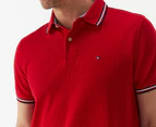 Tommy Hilfiger Men's Winston Solid Wicking Polo Shirt - Apple Red