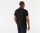 Tommy Hilfiger Men's Winston Solid Wicking Polo Shirt - Deep Knit Black