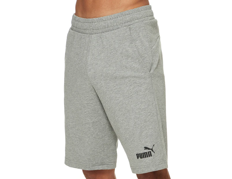 Puma Men's Essentials Jersey Shorts - Medium Grey Heather