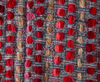 West Avenue 120x180cm Cotton Jute Woven Rectangle Rug - Red/Multi