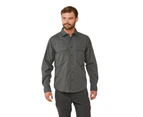 Craghoppers Mens Kiwi Long-Sleeved Shirt (Dark Grey) - CG1500