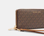 Michael Kors Jet Set Travel Continental Wallet - Brown