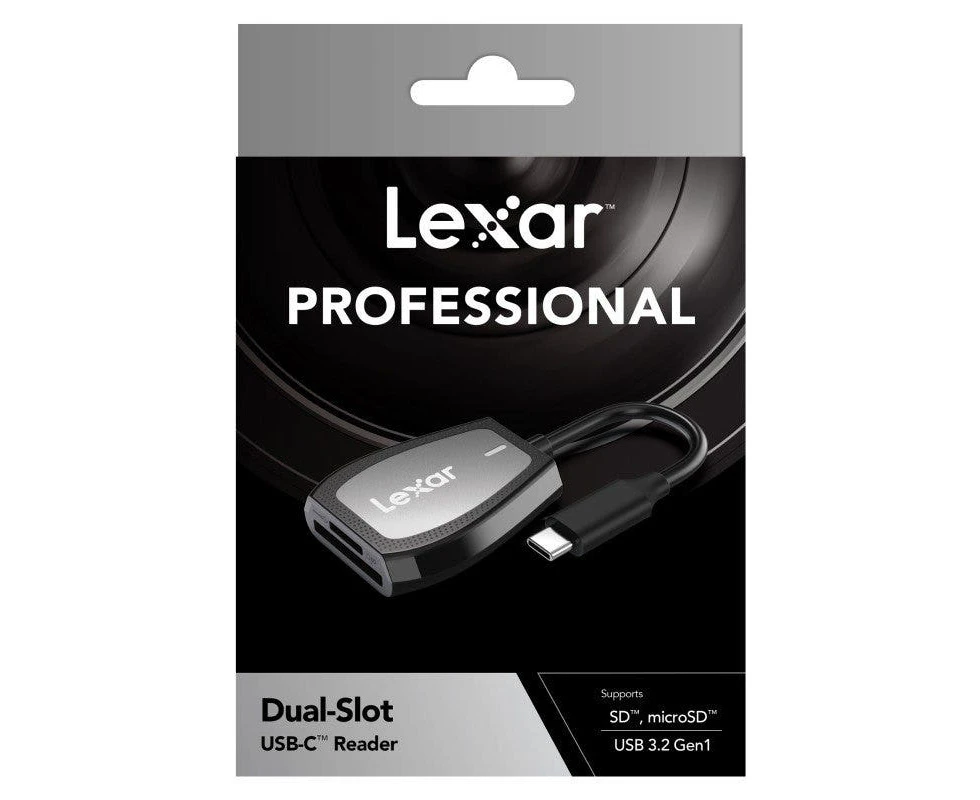 Lexar LRW470U-RNHNG Professional USB-C Dual-Slot Reader