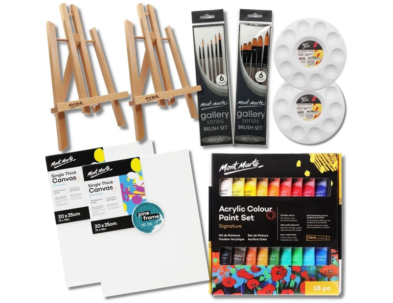 Paint and Sip Beginner Kit for Two