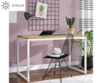 Zinus Modern White Office Computer Desk - 140cm