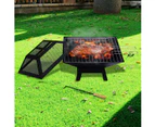 Wallaroo Outdoor Fire Pit for BBQ, Grilling, Cooking, Camping Portable