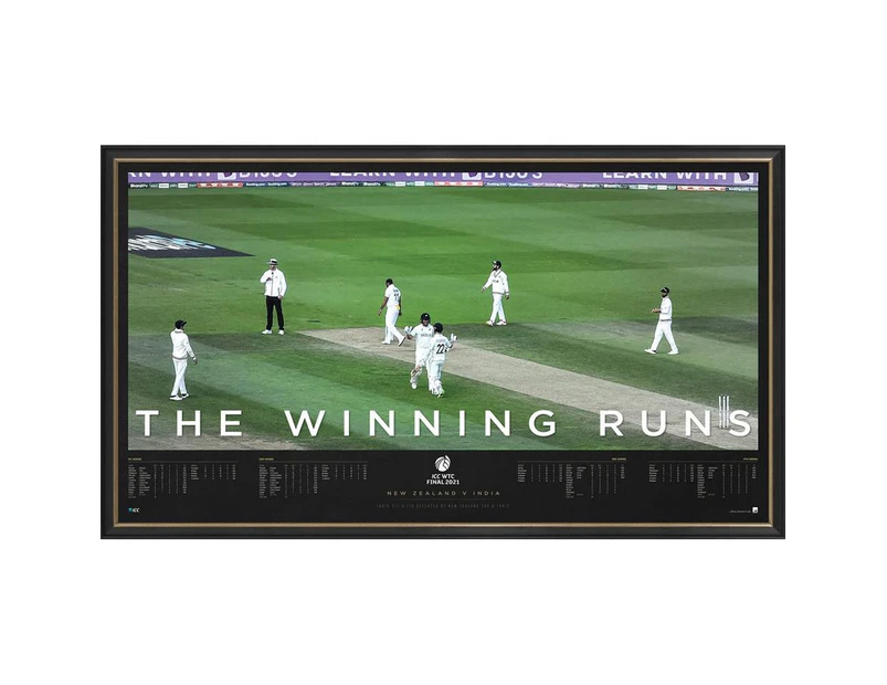 CRICKET -   ZEALAND ICC WORLD TEST CHAMPIONS FRAMED PANORAMIC