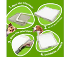 60x60cm Pet Dog Pee Pad Holder Indoor Puppy Potty Training Tray Portable Trainer