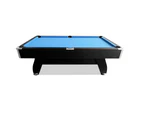 8FT MDF Pool Snooker Billiard Table with Accessories Pack, Black Frame - Blue