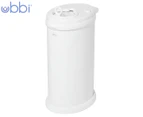 Ubbi Diaper Pail Nappy Disposal Bin - White