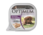 Optimum Puppy Wet Dog Food with Chicken Rice & Vegetables 12 x 100g