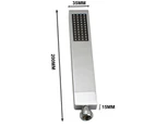 Chrome 200mm Round Shower Head set Handheld Gooseneck Wall Arm Brass Diverter with Bath mixer taps WELS