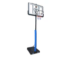 3.05M Dunk Master M021A2 Basketball Hoop System Height Adjustable Rim Kid White