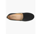 Florsheim Nina Slip Women's Plain Toe Slip On Shoes - BLACK