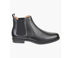 Florsheim Glendale Men's Plain Toe Chelsea Boot Shoes - BLACK