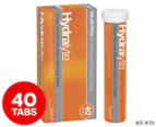 Hydralyte Effervescent Electrolyte Tablets Orange 40 Tabs