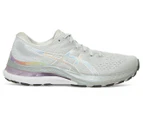 ASICS Women's GEL-Kayano 28 Platinum Running Shoes - Glacier Grey/White