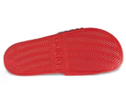 Adidas Men's Adilette Shower Slides - Vivid Red/White