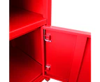 Bedside Cabinet 35x35x51 cm Red Bedside Table