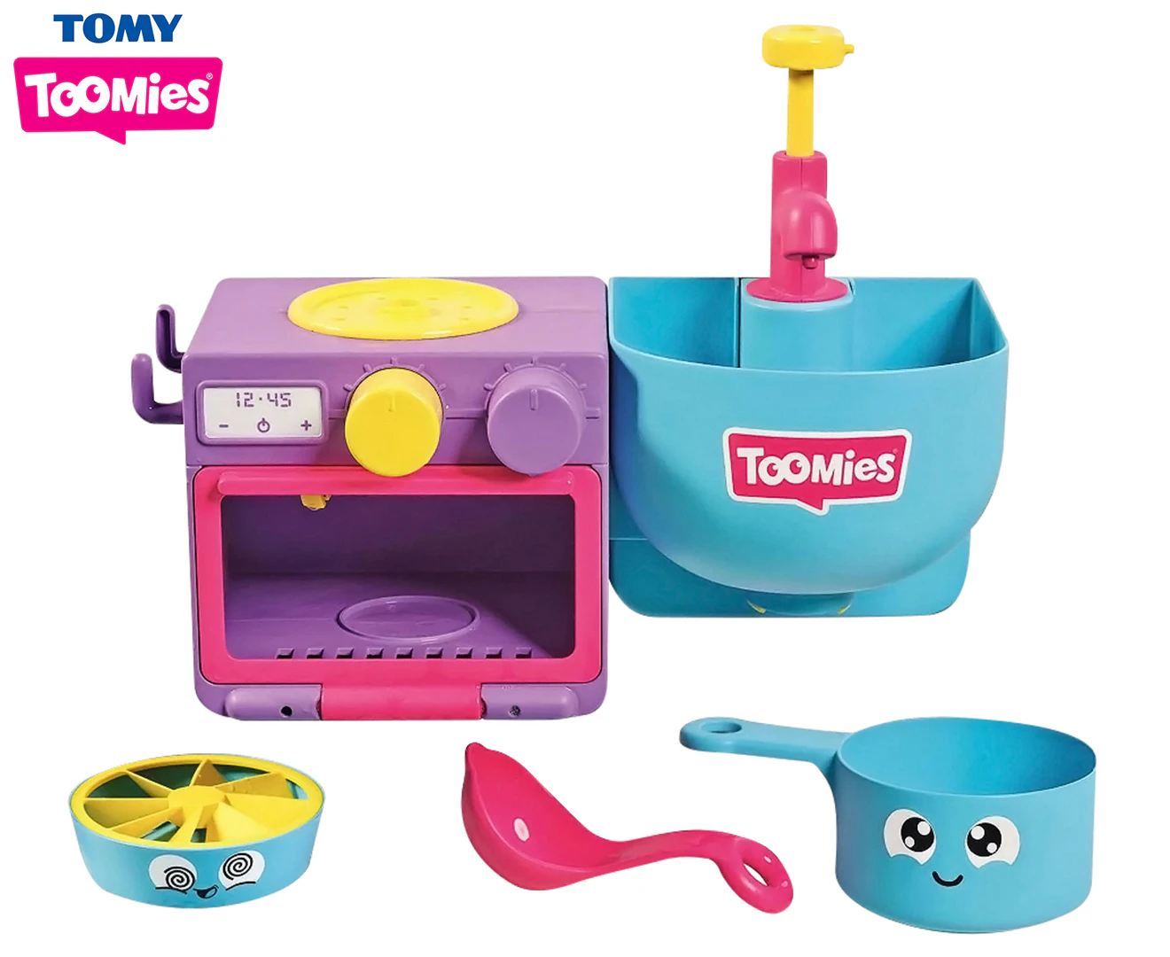 Tomy Toomies Kids/Children/Toddler Bubble & Bake Bathtime Kitchen Toy Set 18m+