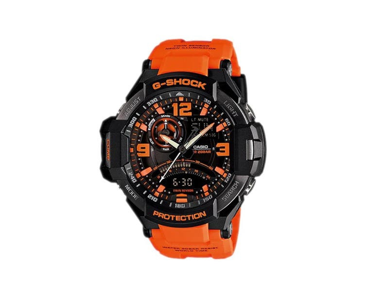 G shock 2024 orange and black