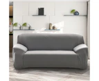 Oppsbuy Sofa Cover 1/2/3 Seater Elastic Stretchable Couch Covers Slipcovers Furniture Protectors Grey