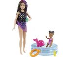 Barbie Babysitter Pool & Toddler Playset
