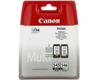 Canon 8287B005 (PG-545 CL 546) Printhead multi pack, 180 pages, 2x8ml, Pack qty 2