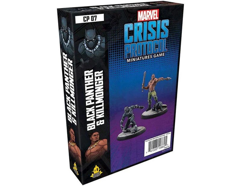 Marvel Crisis Protocol Black Panther and Killmonger Character Pack Miniatures Board Game