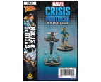 Marvel Crisis Protocol Cyclops and Storm Character Pack Miniatures Board Game