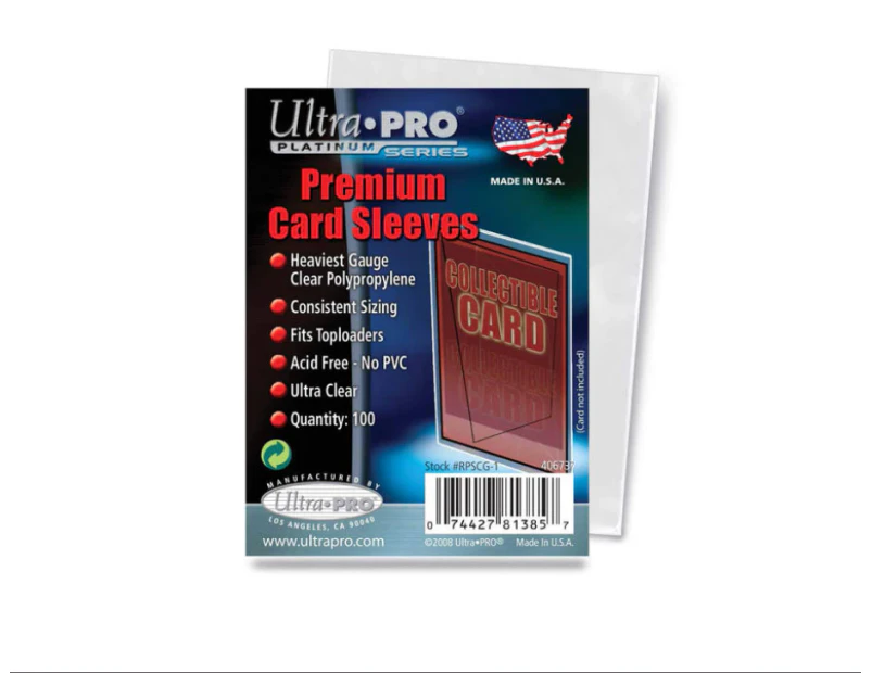 Ultra Pro Platinum Premium Card 100 Sleeves