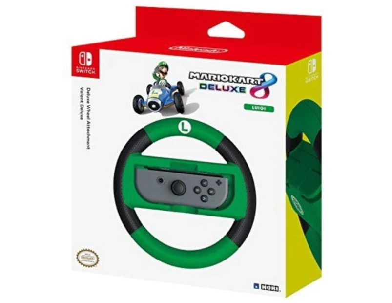 HORI Nintendo Switch Mario Kart 8 Deluxe Wheel Luigi Version (Nintendo Switch)