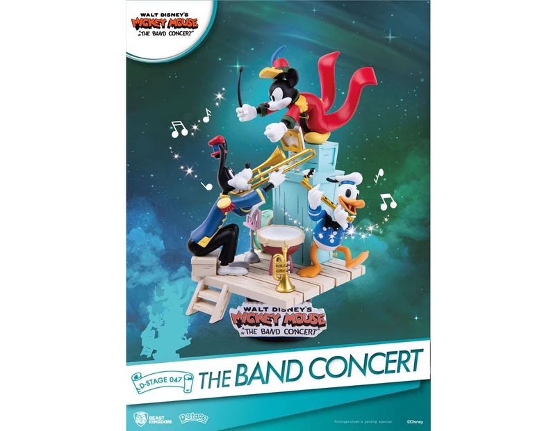 Disney Mickey Mouse D-Stage PVC Diorama The Band Concert 15 cm