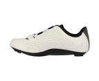 Pinnacle Mens Radium Road Cycling Shoes Padded Collar Non Slip Toe Professional - White/Black