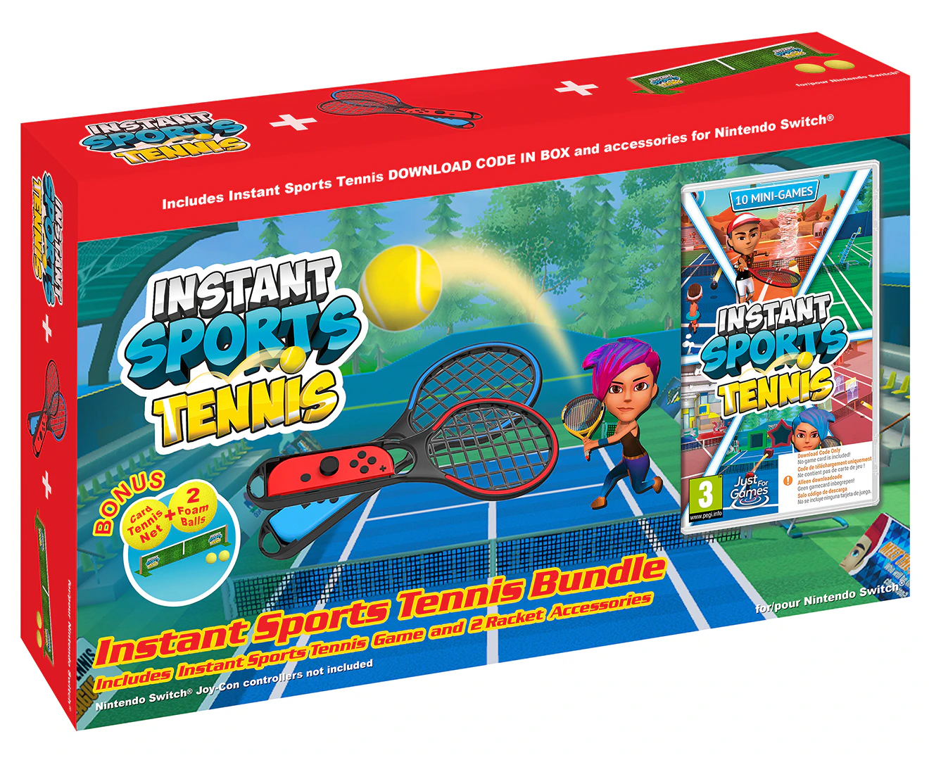 Instant Sports Tennis Switch Bundle (Switch)