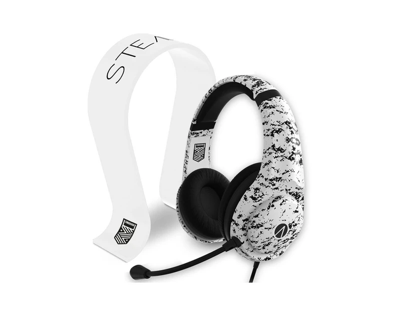 Stealth XP Conqueror Gaming Headset with Stand Arctic Camouflage