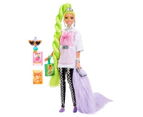 Barbie Extra Doll - Neon Green/Multi
