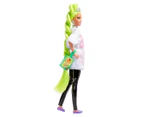 Barbie Extra Doll - Neon Green/Multi