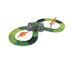 144Pcs Set DIY Dinosaur Rail Car Toy Sets Puzzle Track Model Educational Toys for Kids Gift